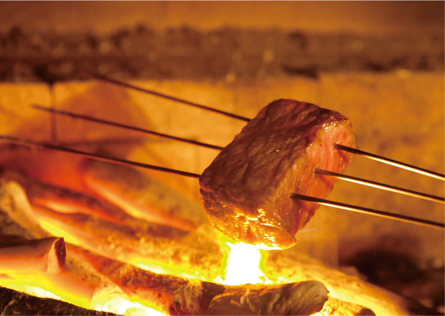 炉窯炭焼きステーキ